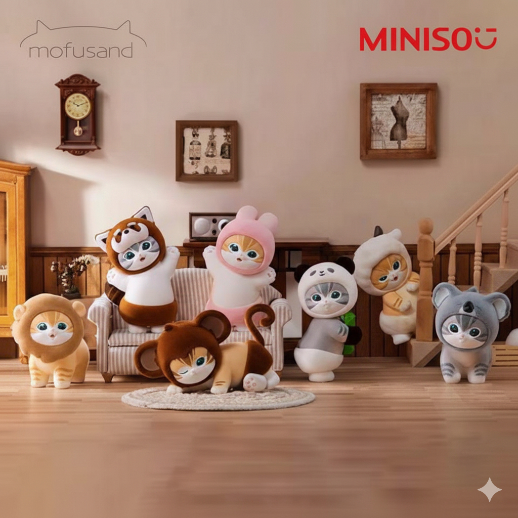 [DaboxToys] Mô Hình Blindbox Miniso Mofusand Bữa Tiệc Lông Thú 144