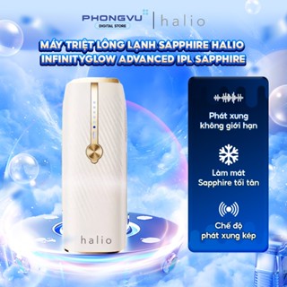  Máy Triệt Lông Lạnh Sapphire Halio IPL - Đá Lạnh Sapphire Tiết Kiệm Hiệu Quả Lâu Dài Dùng Tại Nhà - Bảo hành 12 tháng 