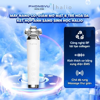  Máy Nâng Cơ Giảm Mỡ Mặt & Trẻ Hoá Da kết hợp Ánh Sáng Sinh Học Halio - Tăng Sinh Collagen Trẻ Hóa Da An Toàn Tại Nhà 