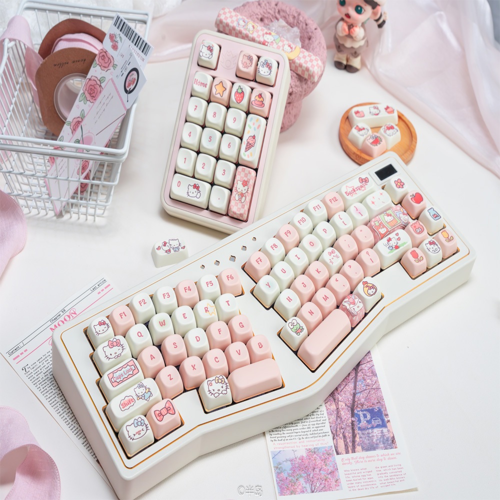 (Không phải bàn phím) Keycap MOA profile dễ thương, nhựa PBT Cat, Hamters, Puppy - In Dyesub | BigBuy360 - bigbuy360.vn