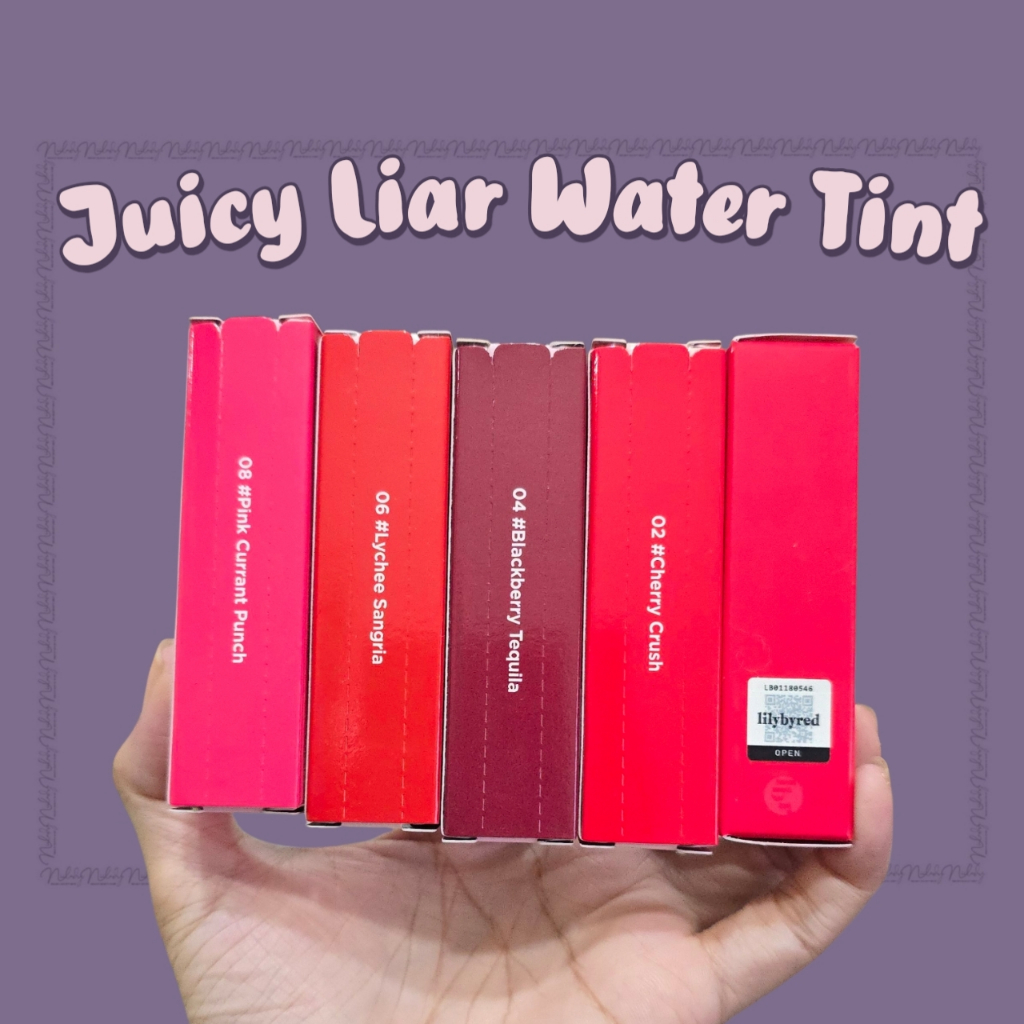 [THANH LÝ HSD] Son BR Leez Velvet Tint, Son LLBR JuicyLiar WATER TINT