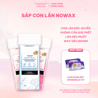  Sáp wax lông con lăn NOWAX kèm dụng cụ - lựa chọn tốt nhất cho waxing chân tay lưng bụng ngực 