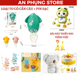   LOẠI 1 ĐỒ CHƠI NHẢY MÚA   BẠCH TUỘT - ẾCH  - THỎ CẦM ĐÀN - VỊT NHẠI - VOI Ú ÒA - KOLA - HỨNG VỊT- VOI BÓNG 