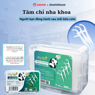   Chính Hãng  Tăm chỉ nha khoa MYLAN sợi chỉ kép công nghệ Nhật Bản - Tăm chỉ nha khoa 2 chỉ hàng VIỆT NAM chất lượng cao 