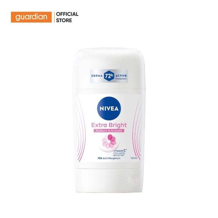 Sáp Khử Mùi Trắng Mịn Mờ Vết Thâm Nivea Extra Brightening 50ml