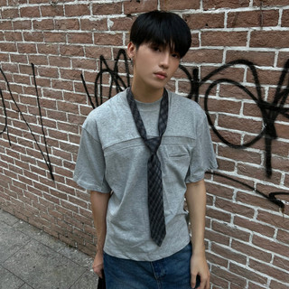 Áo Thun Trơn Có Túi Mổ Tay Ngắn Basic Unisex LIDER ORIGINAL BOXY TEE