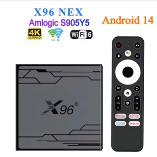 TV Box X96 NEX Android TV hỗ trợ AI – RAM 4GB ROM 32GB – Wi-Fi 5GHz – Điều khiển giọng nói