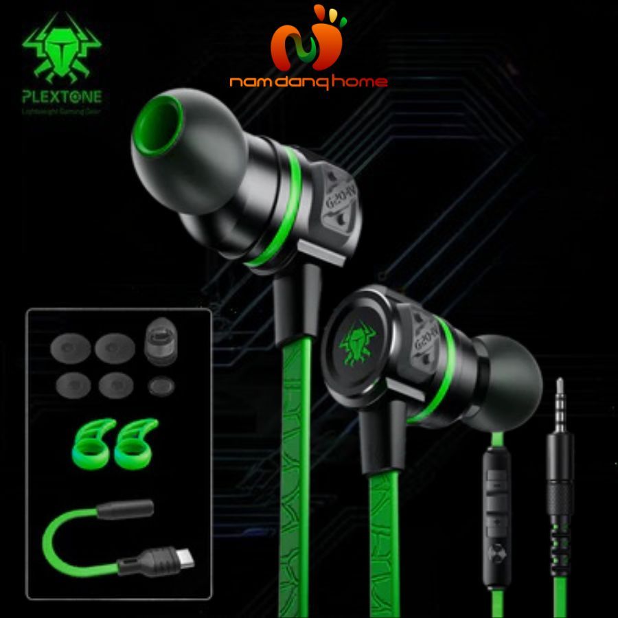 Tai Nghe Plextone G20 Mark IV - Tai Nghe Nhét Tai Có dây Gaming Jack 3.5mm + USB-C
