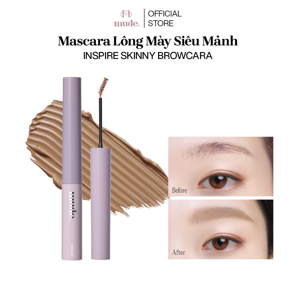 Mascara Lông Mày Siêu Mảnh mude Inspire Skinny Browcara (3.2g) | BigBuy360 - bigbuy360.vn