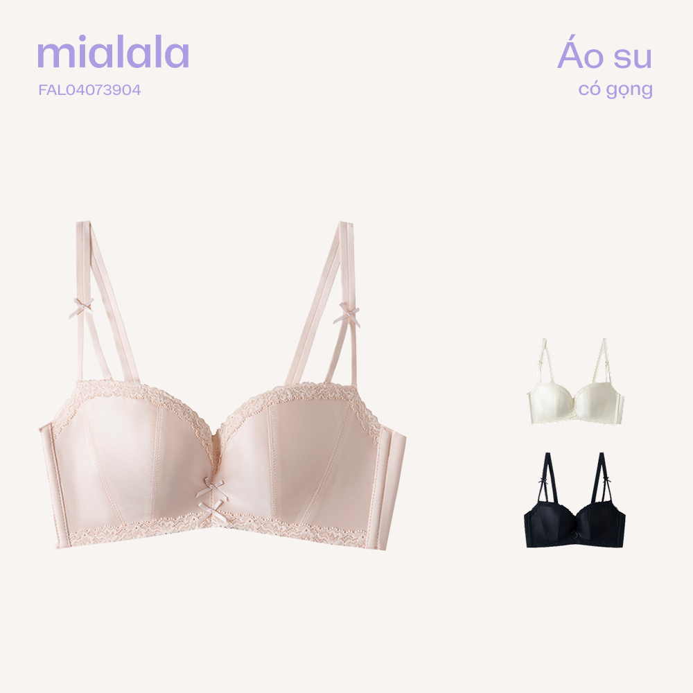 Áo ngực su gọng mềm êm ái đệm 1cm nâng đẩy nhẹ nhàng Mialala 3904 FAL04073904