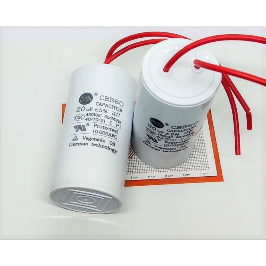 Tụ khởi động CBB60 20uF 450V