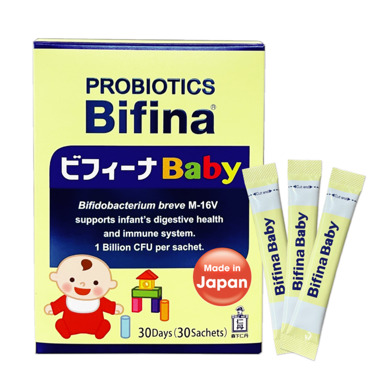 [Hàng chính hãng + Xuất VAT] Men Vi Sinh Hỗ Trợ Tiêu Hóa Bifina Baby Cho Bé Michiko Nhật Bản 30 Gói