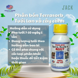 Phân Bón Siêu Kích Rễ Cho Lan, Hoa, Cây Cảnh - Terra Sorb 4, thương hiệu Grow More - 100ml
