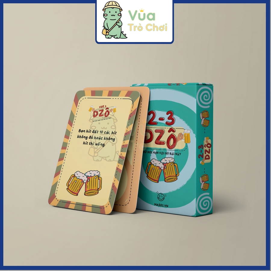 [Drinking] Bài 2-3 Dzô 35 Lá Bài Ăn Nhậu Uống Bia Trò Chơi Nhóm Bạn Tụ Họp Thẻ Bài - Rubik Land