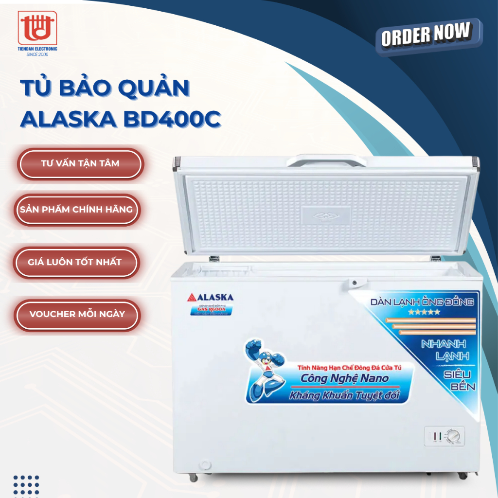 Alaska Tủ đông bảo quản BD400C