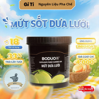  Mứt Boduo Dưa Lưới 1.36kg | Mứt | Sinh Tố | Puree 