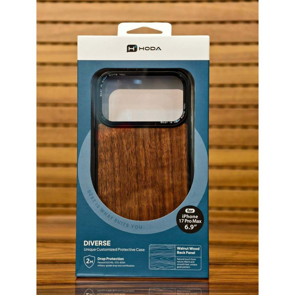 Ốp lưng {CHỐNG SOCK} Hoda Diverse Walnut Gỗ dành cho 17 Promax