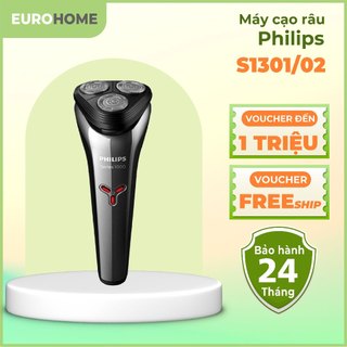   HỎA TỐC HN - HCM Máy Cạo Râu PHILIPS S1301 02 Sạc Nhanh Cạo Khô Và Ướt Bảo Hành 24 Tháng 