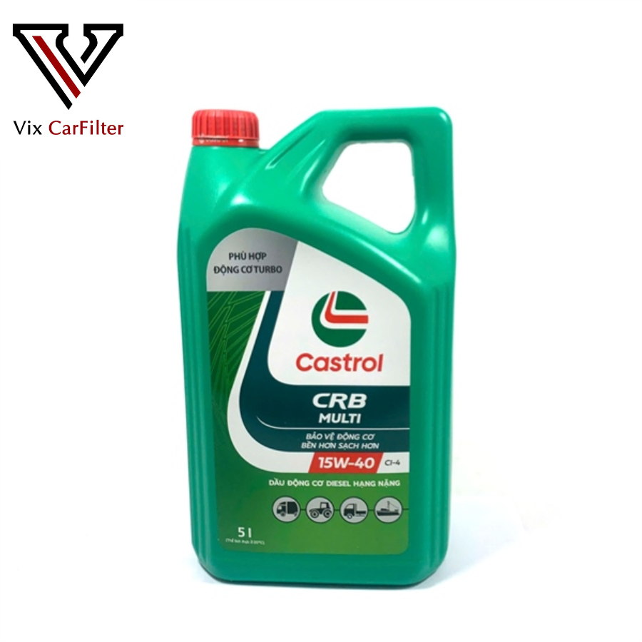 {Chính Hãng} Dầu máy Castrol CRB MULTI 15W40 CI-4 5L. mã Sản Phẩm 3434899
