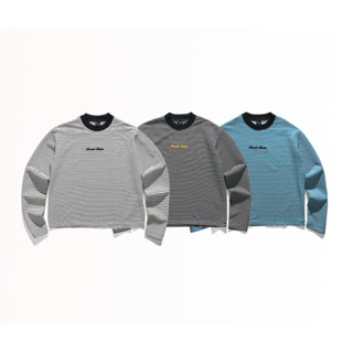   Chính Hãng AMRISH  Áo BASIC STRIPED LONGSLEEVES TSHIRT 