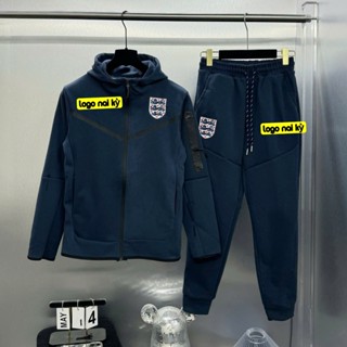  Bộ Nỉ Nam CLB_Tuyển Anh Bộ Đồ Hoodie Zip Nam England COTTON Thêu Xù Form Boxy Rộng Nam Nữ Unisex 