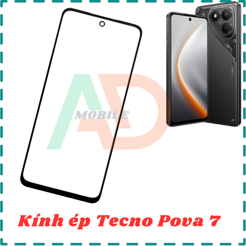 AD mặt kính Tecno Pova 7  , kính dùng ép cho tecno pova 7