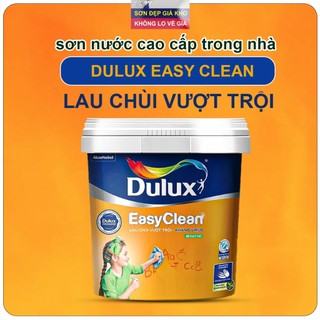  Sơn nước nội thất - Cao cấp - Dulux EasyClean Lau Chùi Hiệu Quả - Bề mặt mờ - 5L 