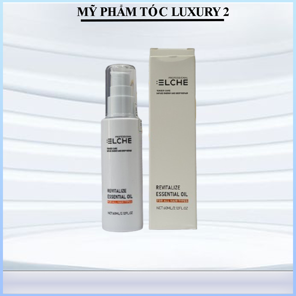 Tinh dầu dưỡng bóng tóc Elche Collagen 60ml