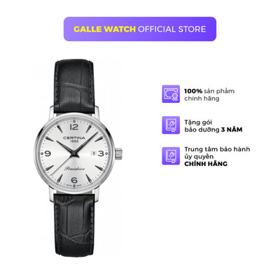 Đồng Hồ Nữ Certina DS Caimano Lady C035.210 chống nước dây da đeo tay cao cấp chính hãng