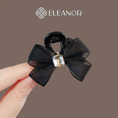 Set kẹp tóc nữ càng cua Eleanor Accessories hình nơ đính đá kẹp tóc nơ tiểu thư phụ kiện tóc 10677