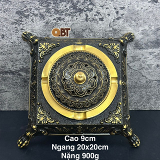Gạt tàn bằng đồng trang trí phong thuỷ