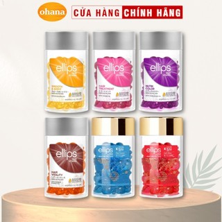   Hũ  Serum Dưỡng Tóc Ellips Hair Vitamin Giúp Tóc Chắc Khỏe Óng Mượt Phục Hồi Hư Tổn  50v hũ  