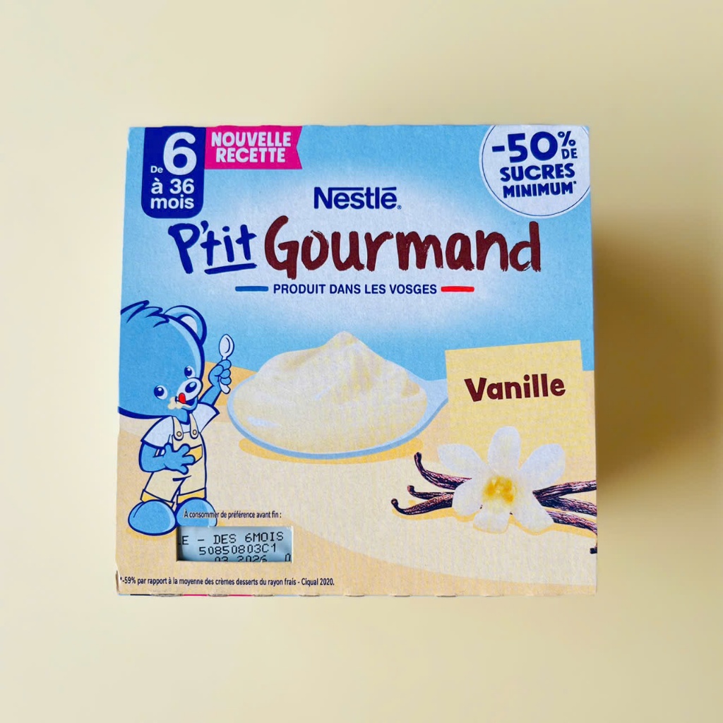 Váng Sữa Nestlé Cho Bé Từ 6 Tháng – Hàng Nhập Khẩu Pháp, Lốc 4x100g [DATE 4/26]