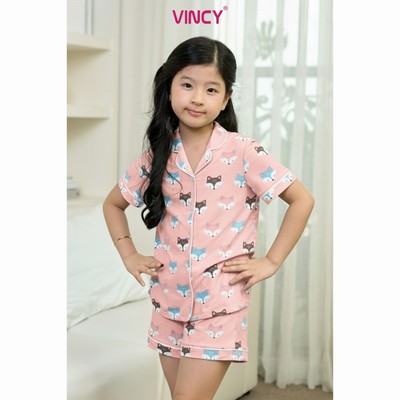 KST01W5T03-BỘ SHORT THUN VỚI THIẾT KẾ CỔ PIJAMA ĐIỂM NHẤN VIỀN NỔI BẬT MANG LẠI SỰ XINH XẮN VÀ NĂNG ĐỘNG CHO BÉ.