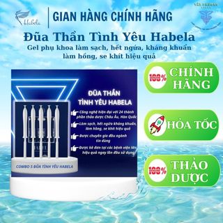 Gel Thảo Dược Phụ Khoa HaBeLa - Cân bằng độ PH Giảm Khí Hư Ngứa Rát Ngăn Ngừa Tái Phát - ống 5ml 