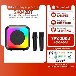  Loa Karaoke Di Động Havit SK842BT Công Suất 15W |  | Bluetooth 5.4 
