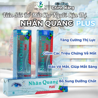 Viên Uống Bổ Mắt Nhãn Quang Plus Tăng Cường Thị Lực Mắt Chống Mỏi Mắt Nhức Mắt Chính Hãng 20 viên
