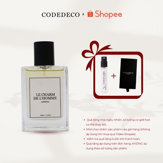  Tinh dầu nước hoa nam CODEDECO Le Charm De L'homme Nam tính Trưởng thành Thu hút 50ml 