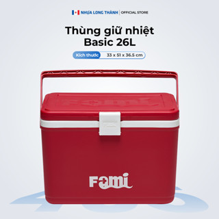  Thùng Giữ Nhiệt FAMI Basic 12L và 26L - Giữ lạnh tới 72H Thùng giữ nhiệt picnic dã ngoại du lịch 