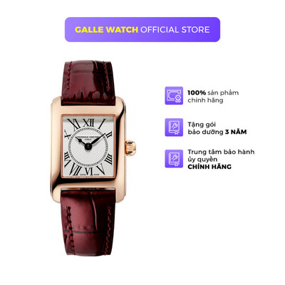 Đồng hồ Nữ Frederique Constant FC-200MC24 kính Sapphire chống nước dây da đeo tay cao cấp chính hãng