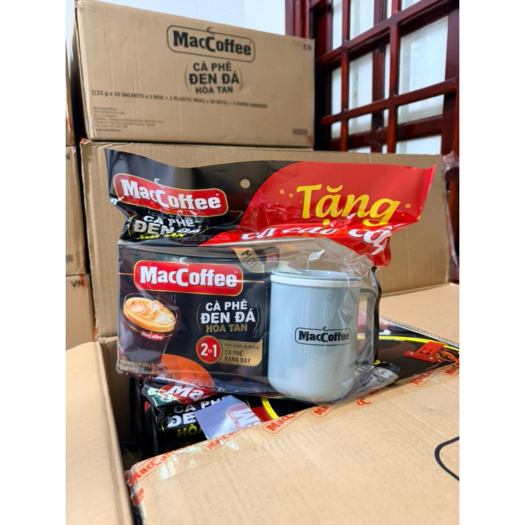 CAFE MacCoffee ĐEN ĐÁ HOÀ TAN 2 in 1