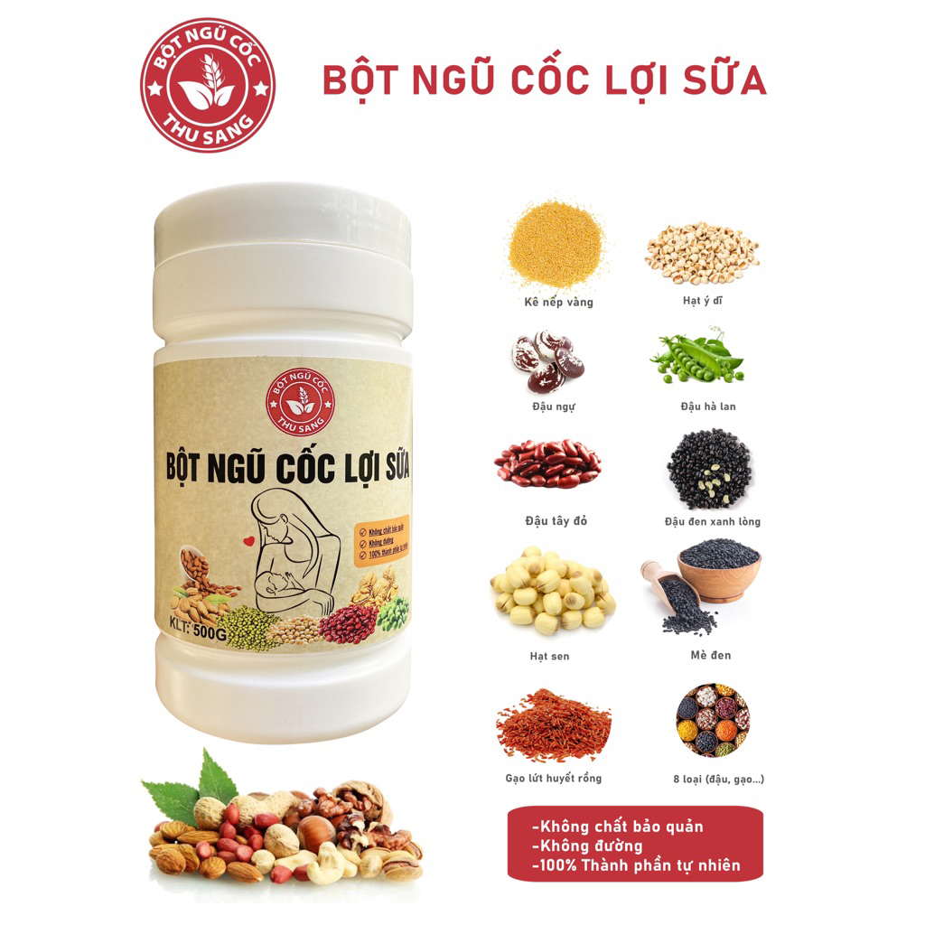 Bột Ngũ Cốc Lợi Sữa (1Kg)
