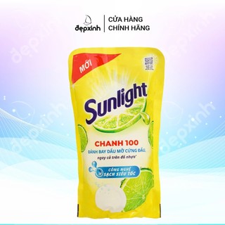 Túi Nước rửa chén Sunlight Chanh 100