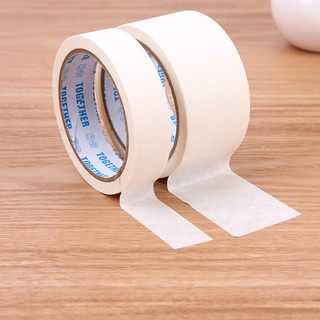 Băng Keo Giấy Nhăn 1.2cm / 2.4cm / 4.8cm Dài 20m Độ Bám Dính Cao