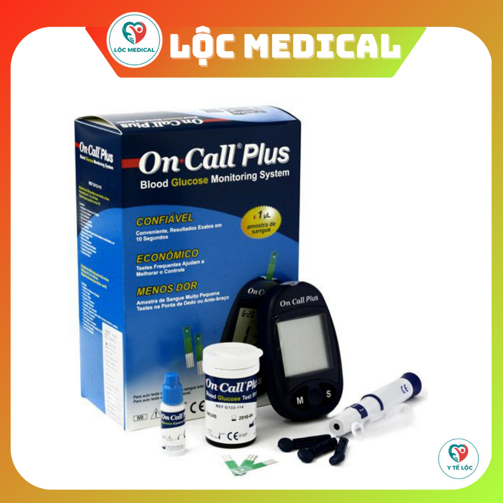 Máy thử đường huyết Acon On-Call Plus Blood Glucose Meter