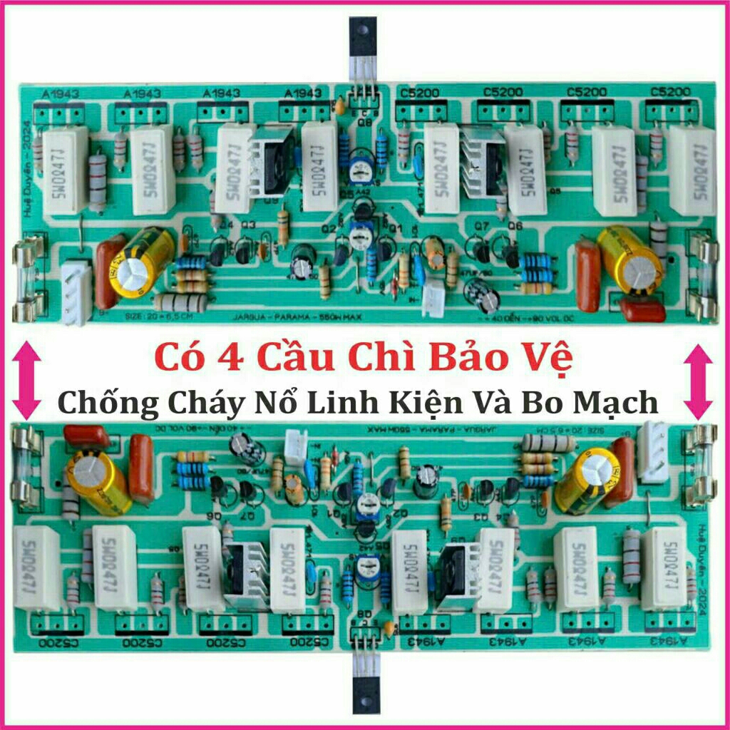 Cặp bo công suất 16 sò 2 kênh