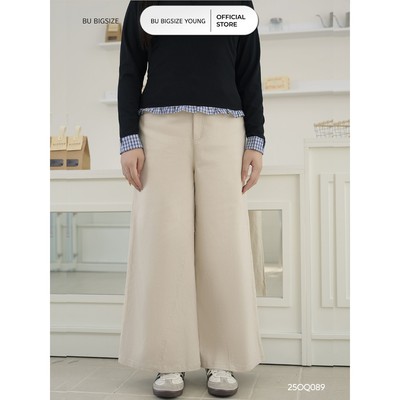 Quần kaki xiên BIGSIZE (55kg đến 95kg) - 25OQ089 - [BU Bigsize Young]