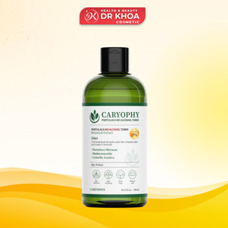  Nước Cân Bằng Caryophy Portulaca Toner Không Cồn Cho Da Dầu Mụn 300ml 
