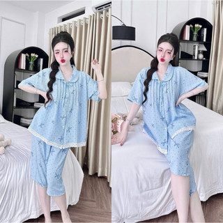 Đồ bộ Lụa 50-100kg chất mịn form rộng