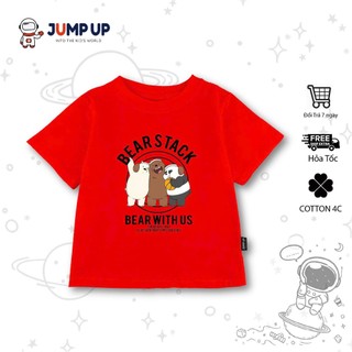 [XẢ HÀNG] Áo Thun Bé Gái, Áo Cộc Tay Bé Trai Bé Gái Jump Up